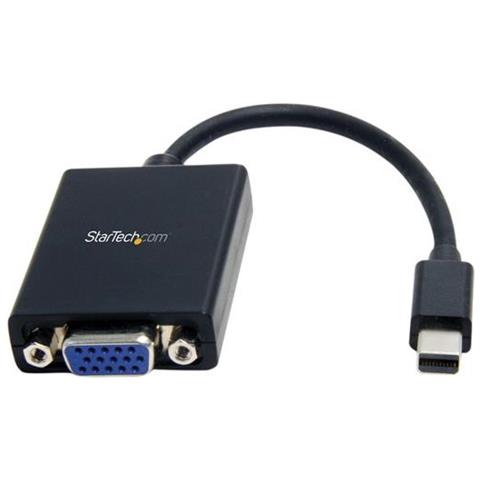 Adattatore Mini DisplayPort a VGA - Cavo mDP a VGA - 1920 x 1200 - Convertitore Mini DP a VGA Maschio / Femmina - Nero - Foto 1