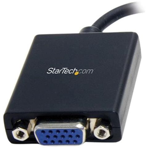 Adattatore Mini DisplayPort a VGA - Cavo mDP a VGA - 1920 x 1200 - Convertitore Mini DP a VGA Maschio / Femmina - Nero - Foto 2