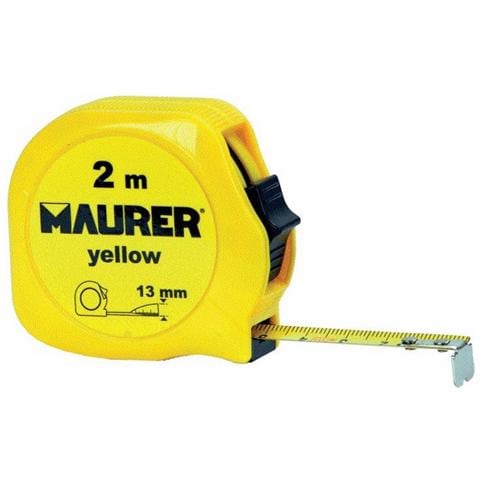 Flessometro mod. Yellow Lunghezza 2 mt Nastro 13 mm Cf. In Blister - Foto 1
