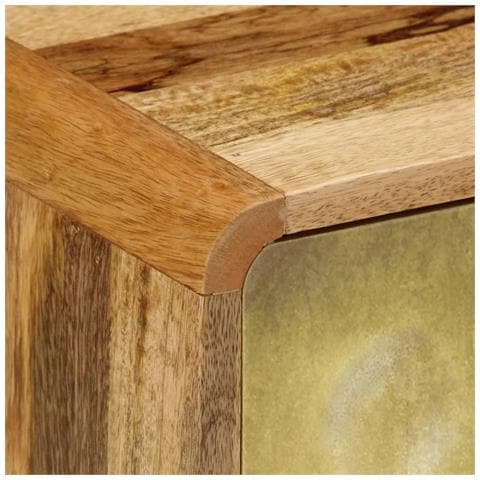 Mobile Porta Tv In Legno Massello Di Mango 120x30x45 Cm - Foto 2