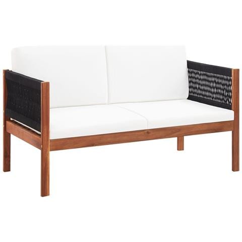 Divano Da Giardino A 2 Posti In Massello D'acacia - Foto 1