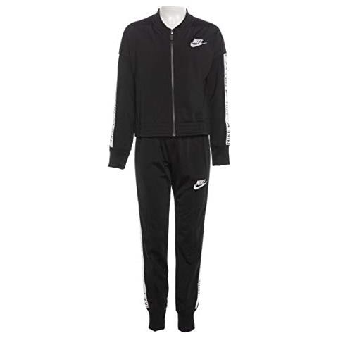 G Nsw Trk Suit Tricot, Tuta Bambina, / Nero (bianco), L - Foto 1