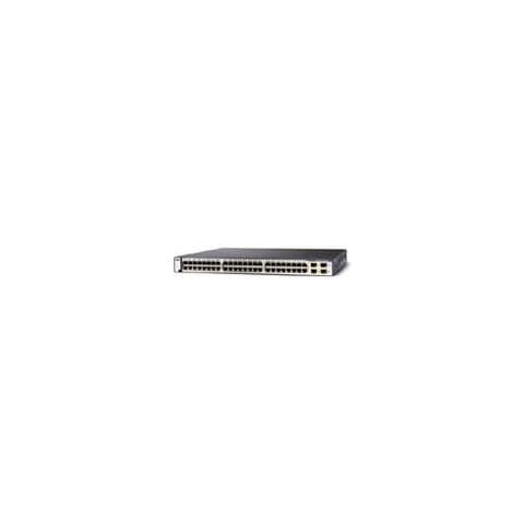 Ethernet Switch Cisco Catalyst WS-C3750-48TS-S 48 Porte Gestibile - 48 x RJ-45 - Porta Stack - 4 x Slot espansione - 10Base-T, 10/100Base-TX - Parato montabile - Foto 2
