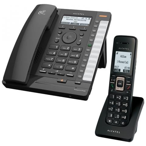 Temporis IP315, Monocromatico, 1.88 - 1.9, CNG, G. 711a, G. 722, G. 726, G. 729ab, VAD, SIPv2, IEEE 802.1Q, IEEE 802.1p, IEEE 802.1x, IEEE 802.3, IEEE 802.3u, 802.1x RADIUS, AES, HTTPS, SRTP, SSL / TLS - Foto 1