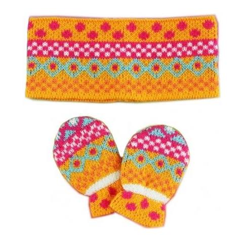 Abbigliamento Per Bambole Fascia Con Muffole Arancione 35-45 Cm - Foto 1