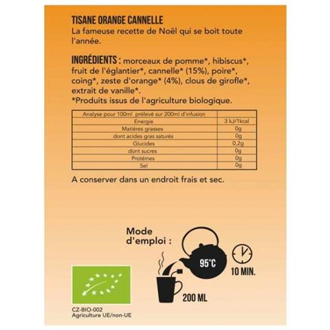 Tisaniera In Porcellana Fiorita 250ml + Tisana Biologica All'arancia E Cannella - Foto 2