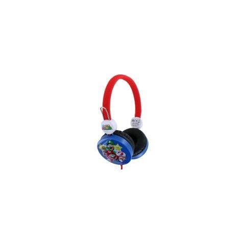 Super Mario & Friends Core Headphones Cuffie Per Bambini Con Limite Volume 85db Jack 3.5mm - Foto 1