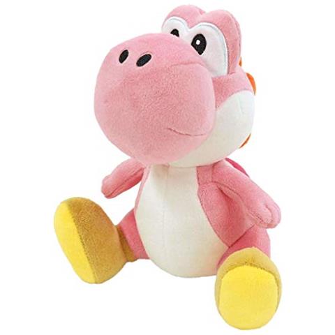 1218 Collezione Super Mario All Star Peluche Yoshi Rosa, 7 - Foto 1