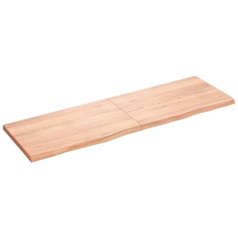 Ripiano Muro Marrone 160x50x (2-4) cm Massello Rovere Trattato - Foto 1