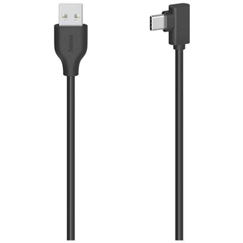 Usb-c-kabel, Usb-c-stecker - Usb-a-stecker, 90°, Usb 2.0, 480 Mbit /s, 0,75m (00200646) - Foto 1