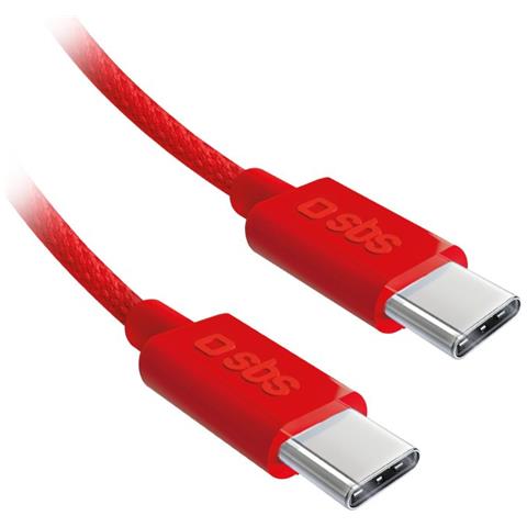 TECABLETISSUETCCB cavo USB 1,5 m USB 2.0 USB C Rosso - Foto 1