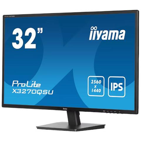 Monitor 32" LED ProLite X3270QSU-B 2560 x 1440 Wide Quad HD Tempo di risposta 3 ms - Foto 1