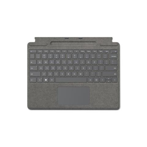 Surface Pro -- Tastiera Con Alloggiamento Penna Platino 8xa-00247 - Foto 1