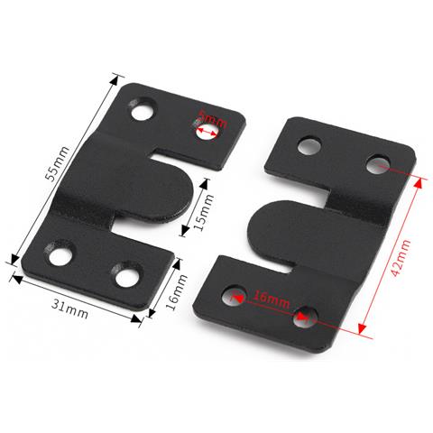 10 Pezzi Grandi Clip In Acciaio Per Cornici E Specchi Black - Foto 2