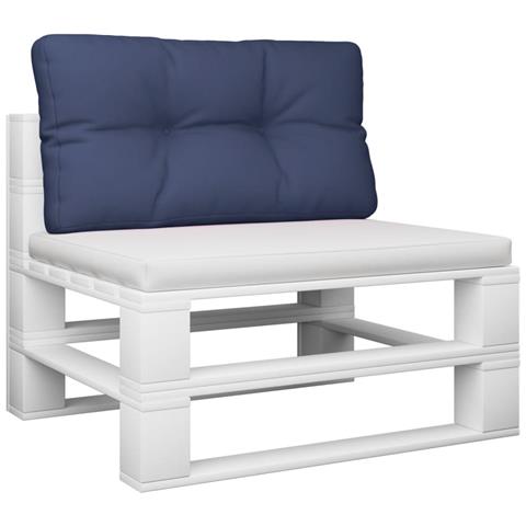 Cuscino Per Pallet Blu Marino 70x40x12 Cm In Tessuto Oxford - Foto 3