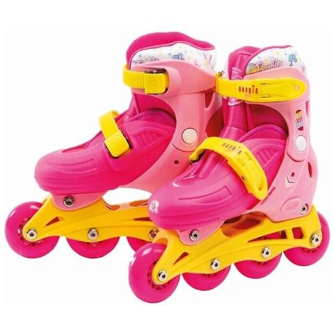 Pattini In Linea Barbie Regolabili Dal 31 Al 34 - Foto 1