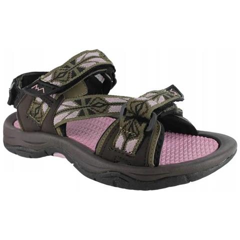 Sandali Con Velcro Tress Junior Marrone /rosa Di Children 33 - Foto 1