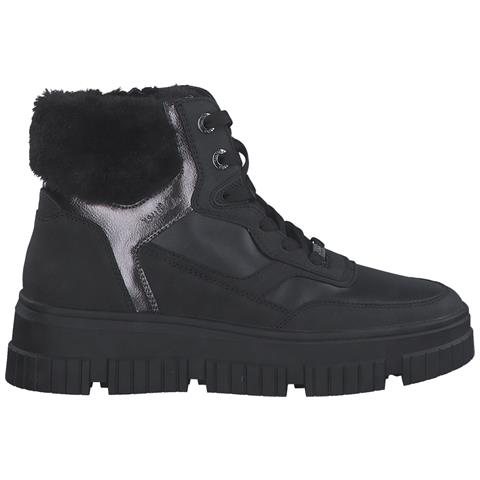 Black Comb Casual Closed Booties Stivaletti Tessile Scarpe Donna Nero Eu 39, 5-26222-41 098 - Foto 2