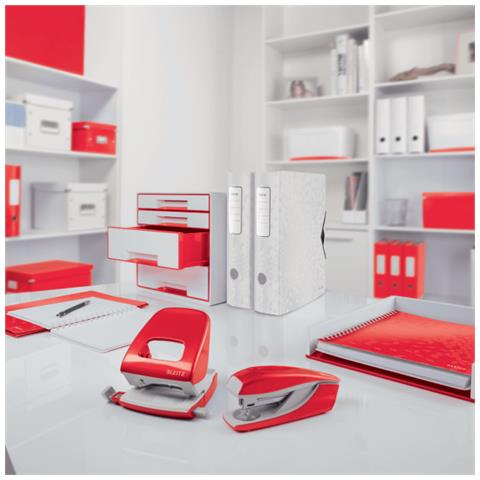 Leitz Wow Raccoglitore Ad Anelli Rosso - Foto 3