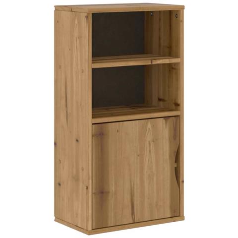 Armadietto Laterale Odda 40x24x79 Cm In Legno Massello Di Pino - Foto 2