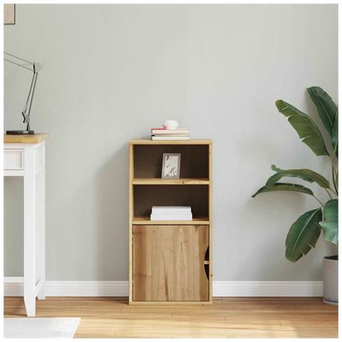 Armadietto Laterale Odda 40x24x79 Cm In Legno Massello Di Pino - Foto 3