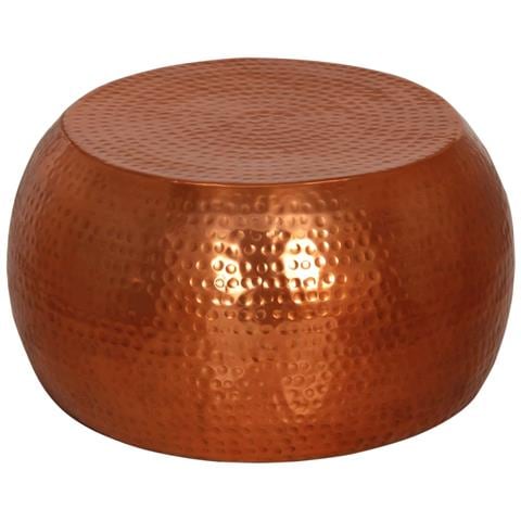 Tavolino Da Salotto In Ottone 55x28 Cm In Alluminio - Foto 1