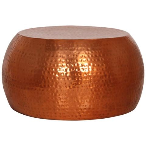 Tavolino Da Salotto In Ottone 55x28 Cm In Alluminio - Foto 2