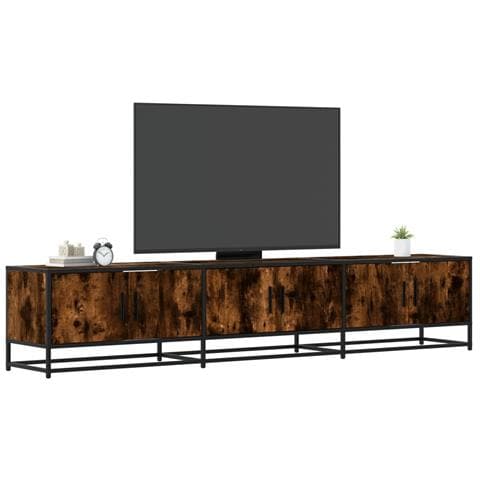 Mobile Tv Rovere Fumo 210x35x41 Cm In Truciolato - Foto 1