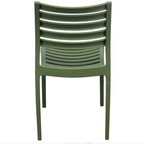 Zule - Set 4 Sedie Polipropilene Impilabile - Foto 6