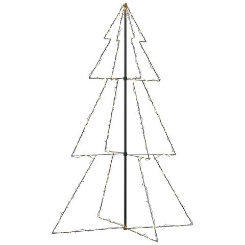 Lusso Casadino -  Albero Di Natale A Cono 240 Led Per Interni Esterni 118x180 Cm - Foto 1