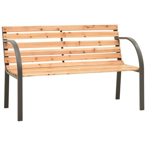 Panca Da Giardino Doppia 81 Cm In Legno Di Abete Cinese - Foto 2