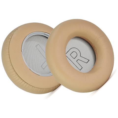 Cuscinetti In Pelle Di Agnello Dorata Per B&o Beoplay H9 3a Generazione - Confezione Da 2 - Foto 1