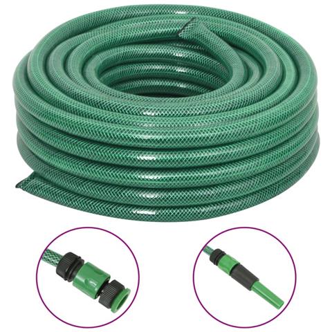 "Set Tubo da Giardino con Raccordi Verde 0,75"" 20 m in PVC" - Foto 1