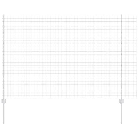 Euro Fence con 10 Pali Argento 1,6x10 m Acciaio - Foto 1
