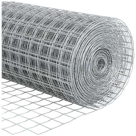 Euro Fence con 10 Pali Argento 1,6x10 m Acciaio - Foto 9