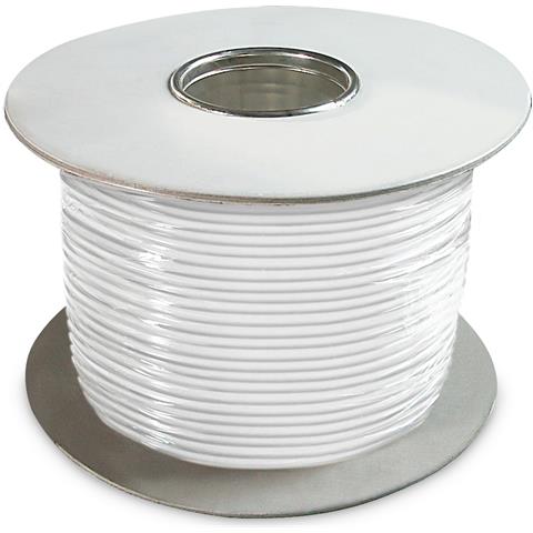 Cavo di installazione telefonica a nastro piatto, bianco - Foto 1