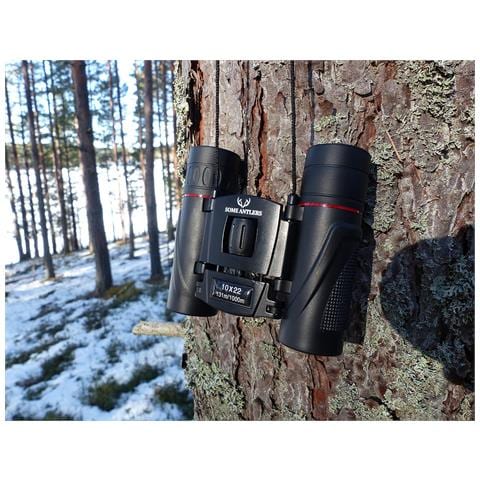 Binocolo Mini Pieghevole Ingrandimento 10x Osservazione Uccelli Regolazione Diottrie - Foto 2