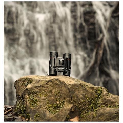 Binocolo Mini Pieghevole Ingrandimento 10x Osservazione Uccelli Regolazione Diottrie - Foto 7