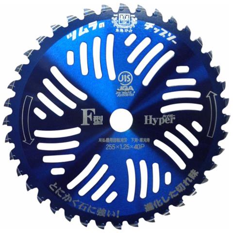 Disco Professionale Per Decespugliatore 40 Denti In Widia Ø Esterno 255mm Spessore 2mm Ø Foro 25,4mm - Foto 1
