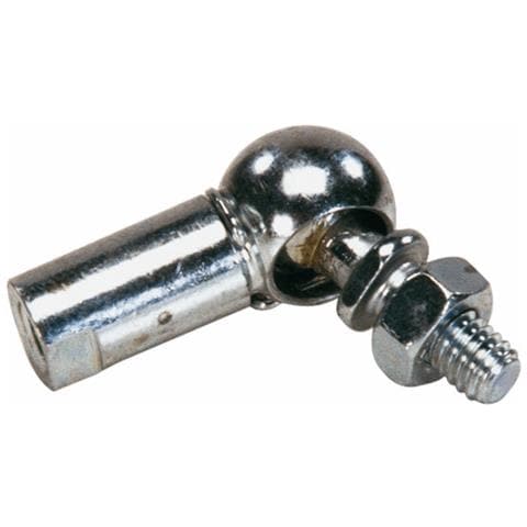 Snodo In Acciaio Sinistro Filetto M6x1 Con Dado E Anello Confezione Da 5 Pezzi - Foto 1