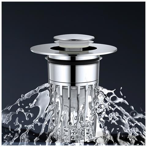 Nucleo Di Scarico Pop-up Elettroplaccato Anti-intasamento Per Lavabo Bagno - Foto 5