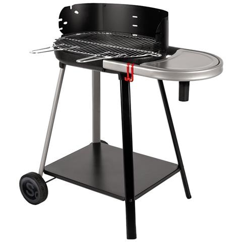 Barbecue A Carbonella Vulcano 2000 Con Vasca In Ghisa E Griglia In Acciaio Cromato - Foto 1