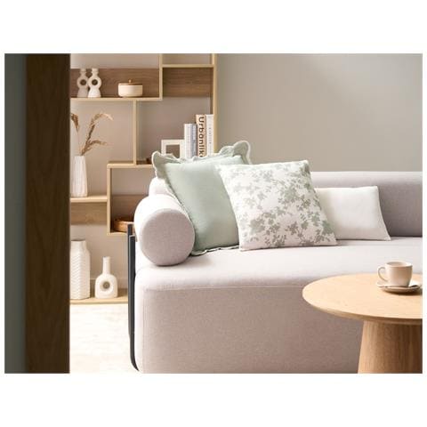 Set Di 2 Cuscini Canarium Cotone 30 X 50 Cm 45 X 45 Cm Verde Tinta Unita - Foto 1