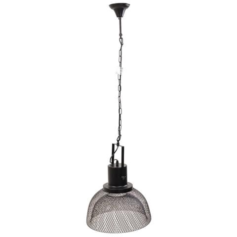 Plafoniera In Metallo Nero 35x35x110/35h - Foto 1
