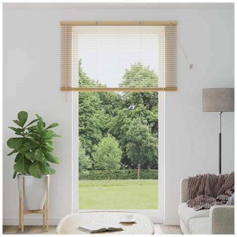 Tenda Veneziana Marrone Chiaro con Motivo 213 x 130 cm PVC - Foto 2