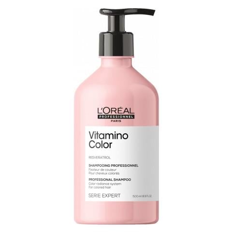 Shampoo Professionale L'oreal Professionnel Serie Expert Vitamino Color Resveratrol Per Capelli Colorati, 500 Ml - Foto 1