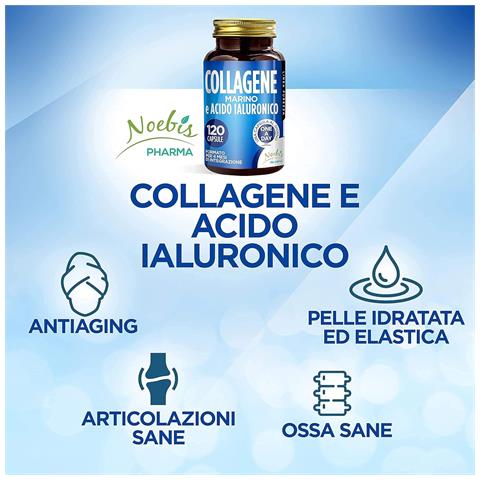 Collagene Marino e Acido Ialuronico 120 Capsule - Collagene Idrolizzato e Sodio Ialuronato - Supporto Pelle, Elasticità e Articolazioni (Confezione quadrupla) - Foto 5