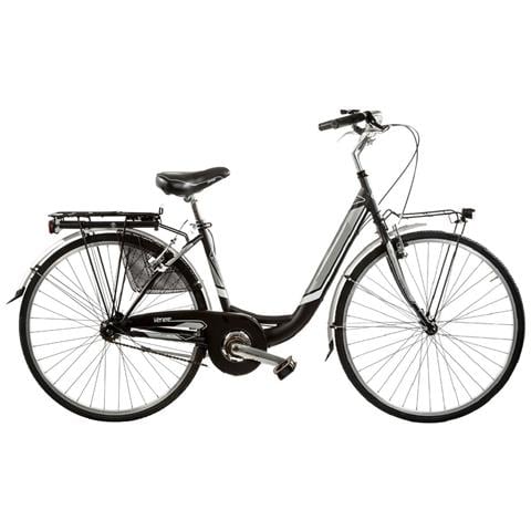 Bici Da Donna Misura 26 X 1,75 Lusso Bicicletta Linea Venere City Bike Senza Cambio 1v Completa Di Accessori Con Luci A Led - 40 Nero Opaco - Foto 1