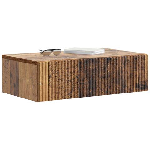 Tavolino da Parete Laterale Legno antico 59 x 34,5 x 17 cm - Foto 2