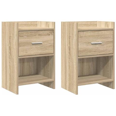 Comodini 2 pcs Rovere Sonoma 40 x 30 x 60 cm - Foto 1